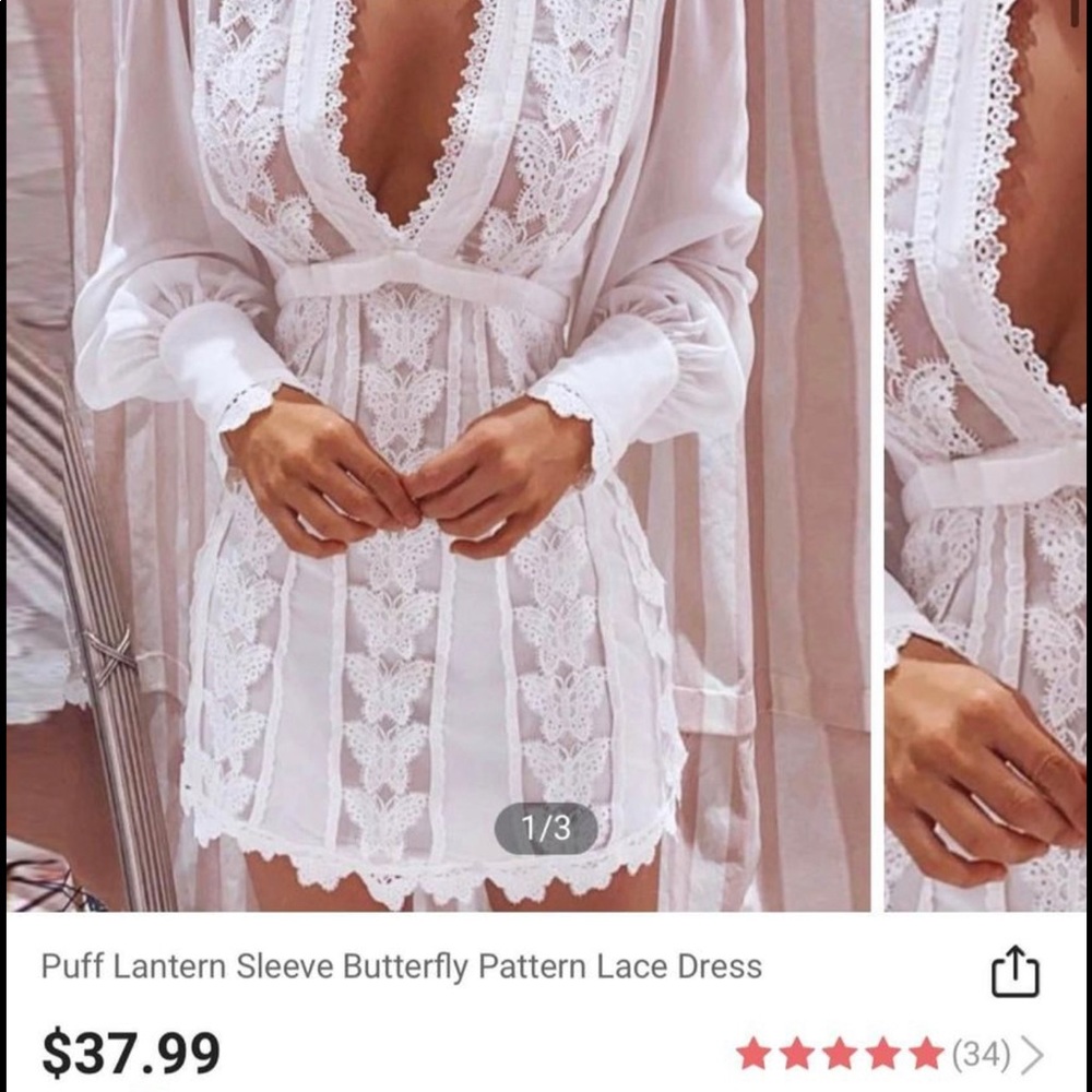 Brand new dress, size is large,fit small.nice fabric really elegant,knee length